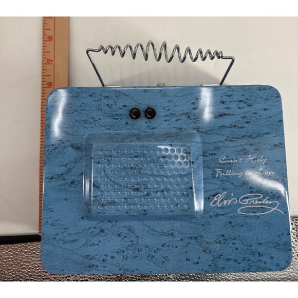 Elvis Presley Collectible Tin Lunch Box By Vandor Can't Help Falling In Love - Picture 9 of 10